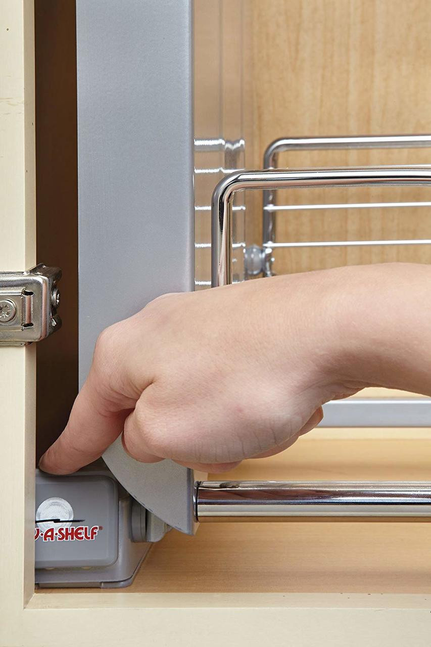 Rev A Shelf Small Wall Cabinet Pull Down Shelving System BestLivingTech