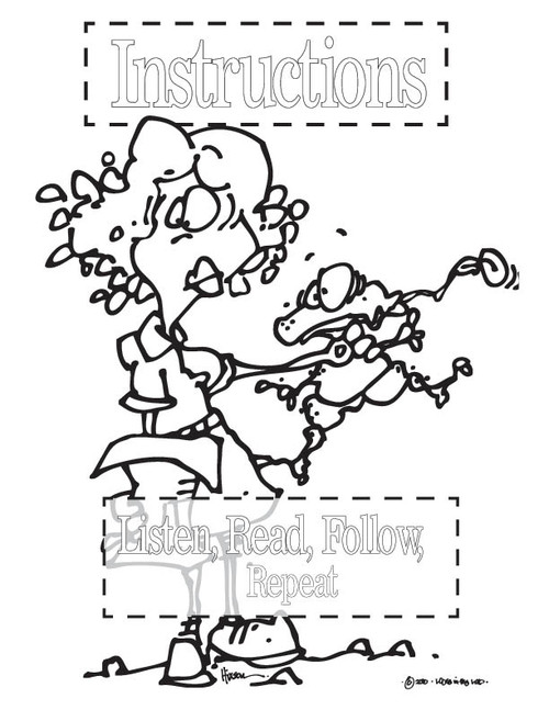 Science Safety Posters for Coloring PDF