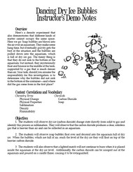 Dancing Dry Ice Bubbles PDF