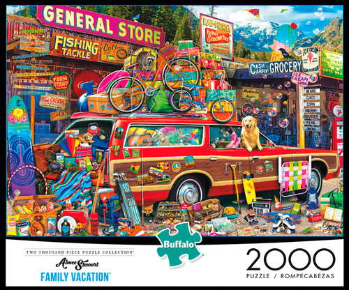 Aimee Stewart Family Vacation 2000 Piece Jigsaw Puzzle - Buffalo Games