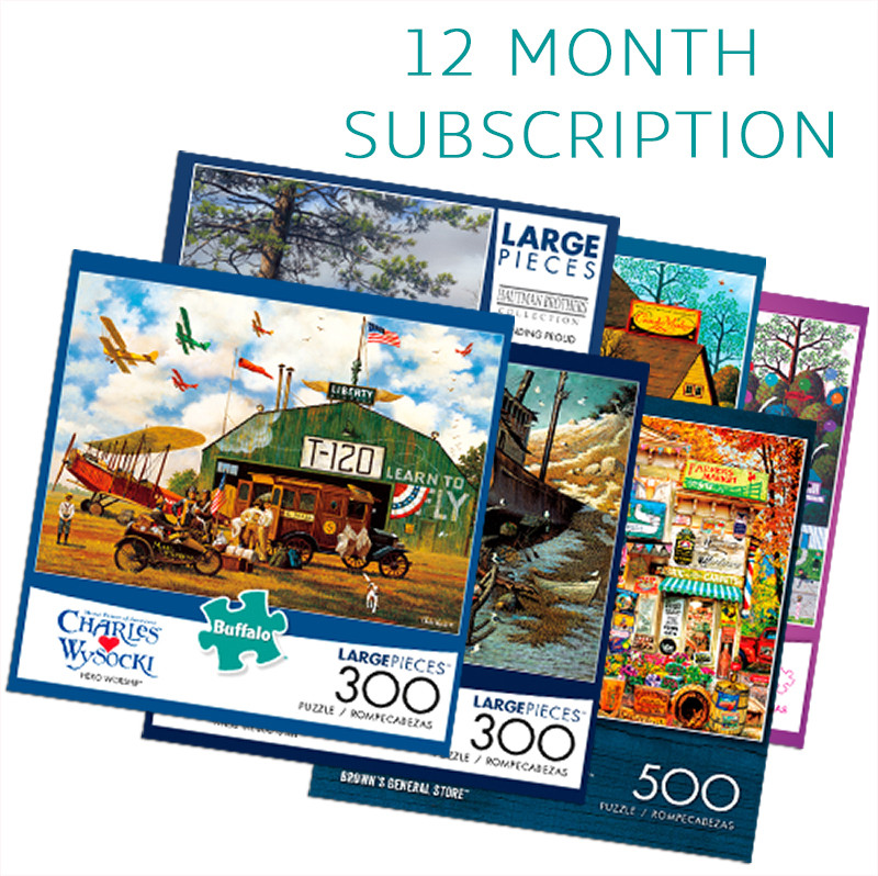 Puzzle Express- 300/500 Piece 12 Month Jigsaw Puzzle ...