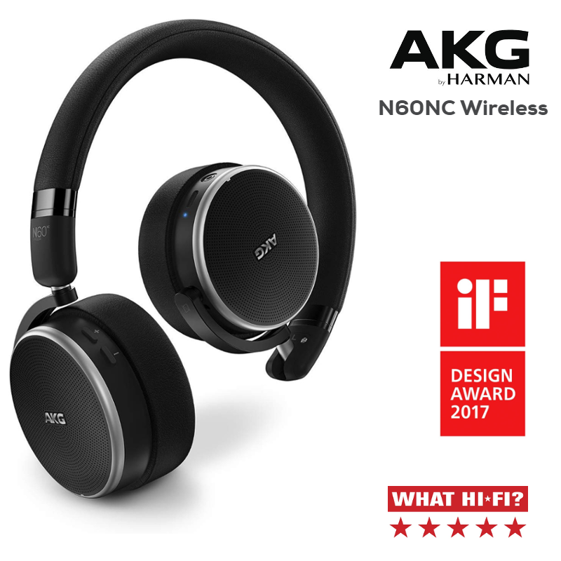 akg noise cancelling headphones n60nc wireless bluetooth