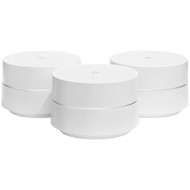 Google Mesh Wi-Fi Whole Home System - Network Router - White - 3 Pack