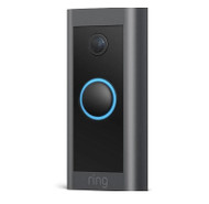 Ring Video Doorbell Wired - Black - HD Video - Advanced Motion Detection (A)