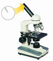 ANS-MMS03 Student Monocular Microscope (Halogen Lamp)