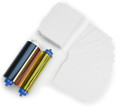 ZEBRA CARDS PVC 1/SLOT 400/BOX + YMCO RIBBON ZC10L
