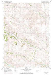 7.5' Topo Map of the Bar V Ranch, MT Quadrangle