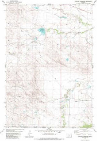 7.5' Topo Map of the Cochran Reservoir, MT Quadrangle