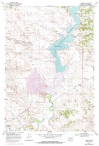 7.5' Topo Map of the Decker, MT Quadrangle
