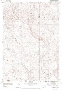 7.5' Topo Map of the Hammond SE, MT Quadrangle