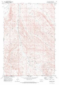 7.5' Topo Map of the Long Draw, MT Quadrangle
