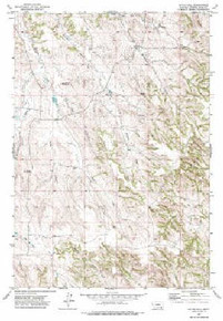7.5' Topo Map of the Sayle Hall, MT Quadrangle