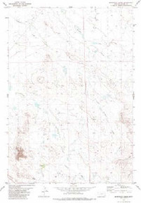 7.5' Topo Map of the Sevenmile Creek, MT Quadrangle