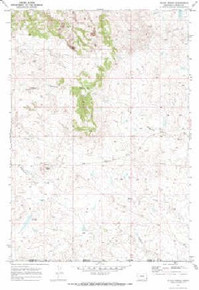 7.5' Topo Map of the Stack Rocks, MT Quadrangle