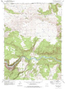7.5' Topo Map of the Goslin Mountain, UT Quadrangle