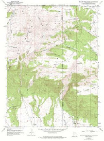 7.5' Topo Map of the Willow Creek Butte, UT Quadrangle