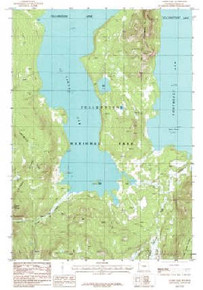 7.5' Topo Map of the Alder Lake, WY Quadrangle