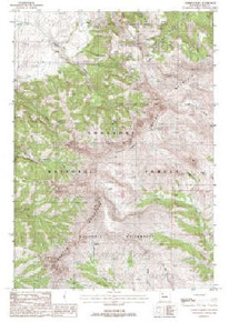 7.5' Topo Map of the Aldrich Basin, WY Quadrangle