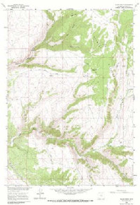 7.5' Topo Map of the Allen Draw, WY Quadrangle