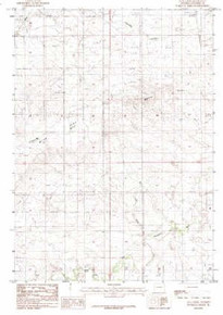 7.5' Topo Map of the Alta Creek, WY Quadrangle