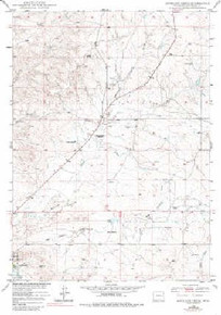7.5' Topo Map of the Antelope Creek, WY Quadrangle