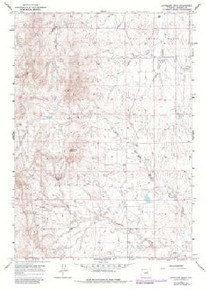 7.5' Topo Map of the Antelope Draw, WY Quadrangle