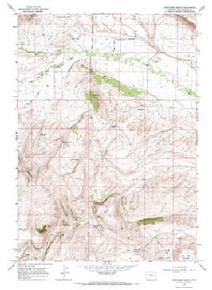 7.5' Topo Map of the Arapahoe Ranch, WY Quadrangle