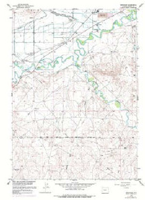 7.5' Topo Map of the Arapahoe, WY Quadrangle