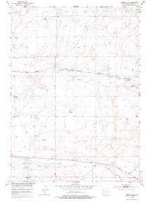 7.5' Topo Map of the Arminto NW, WY Quadrangle