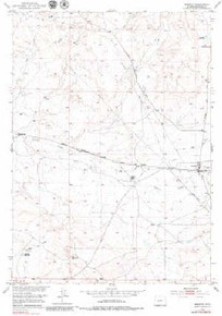 7.5' Topo Map of the Arminto, WY Quadrangle