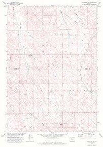 7.5' Topo Map of the Arpan Butte, WY Quadrangle