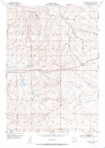7.5' Topo Map of the Artesian Draw, WY Quadrangle