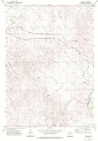 7.5' Topo Map of the Arvada, WY Quadrangle