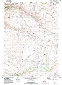 7.5' Topo Map of the Atlantic City, WY Quadrangle