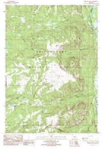 7.5' Topo Map of the Badger Creek, WY Quadrangle