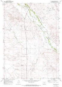 7.5' Topo Map of the Ball Island, WY Quadrangle