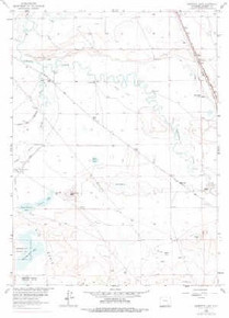 7.5' Topo Map of the Bamforth Lake, WY Quadrangle