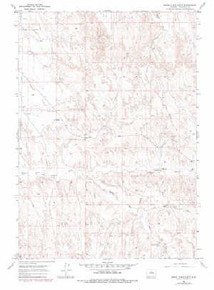7.5' Topo Map of the Banjo Flats East, WY Quadrangle