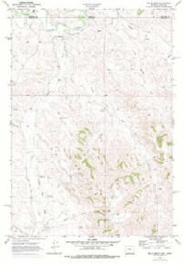 7.5' Topo Map of the Bar N Draw, WY Quadrangle