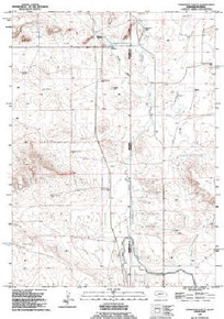 7.5' Topo Map of the Carpenter Ranch, NE Quadrangle
