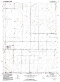 7.5' Topo Map of the Carpenter, WY Quadrangle