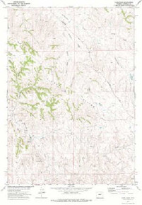 7.5' Topo Map of the Carr Draw, WY Quadrangle