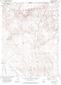 7.5' Topo Map of the Carr East, CO Quadrangle