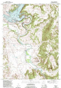 7.5' Topo Map of the Cassa, WY Quadrangle