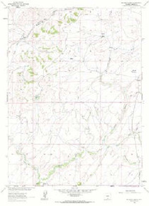 7.5' Topo Map of the Mccarty Ranch, WY Quadrangle
