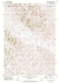 7.5' Topo Map of the Cedar Canyon, WY Quadrangle