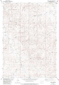 7.5' Topo Map of the Cedar Draw, WY Quadrangle