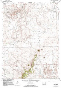 7.5' Topo Map of the Cedar Top, WY Quadrangle