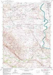 7.5' Topo Map of the Chalk Buttes, WY Quadrangle