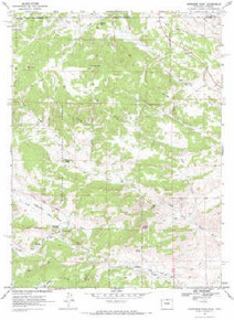 7.5' Topo Map of the Cherokee Park, CO Quadrangle
